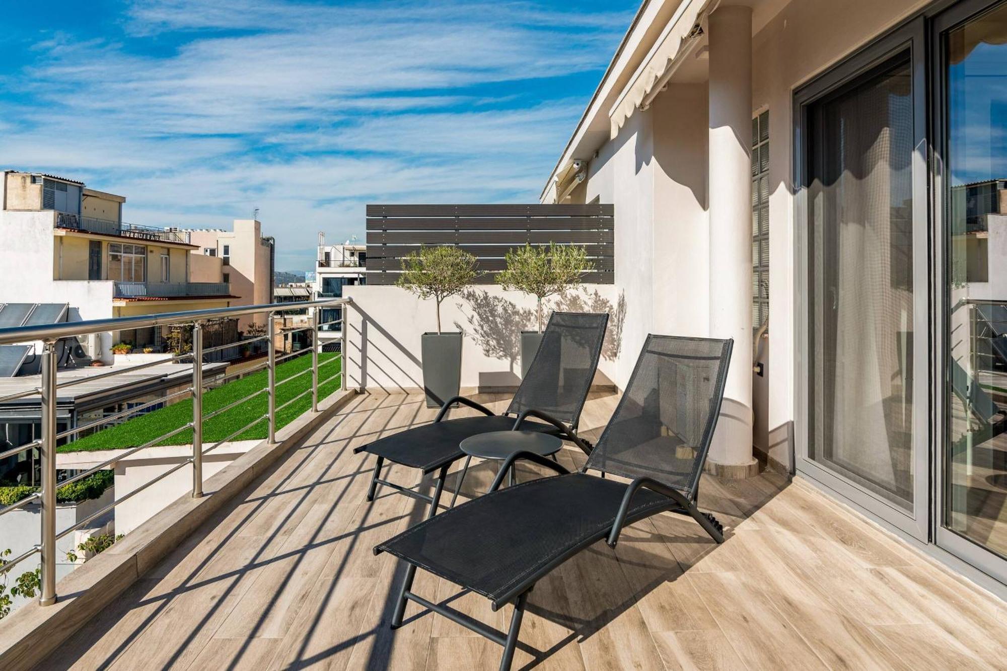 Dreamy Athens Penthouse With Acropolis View Lejlighed Eksteriør billede