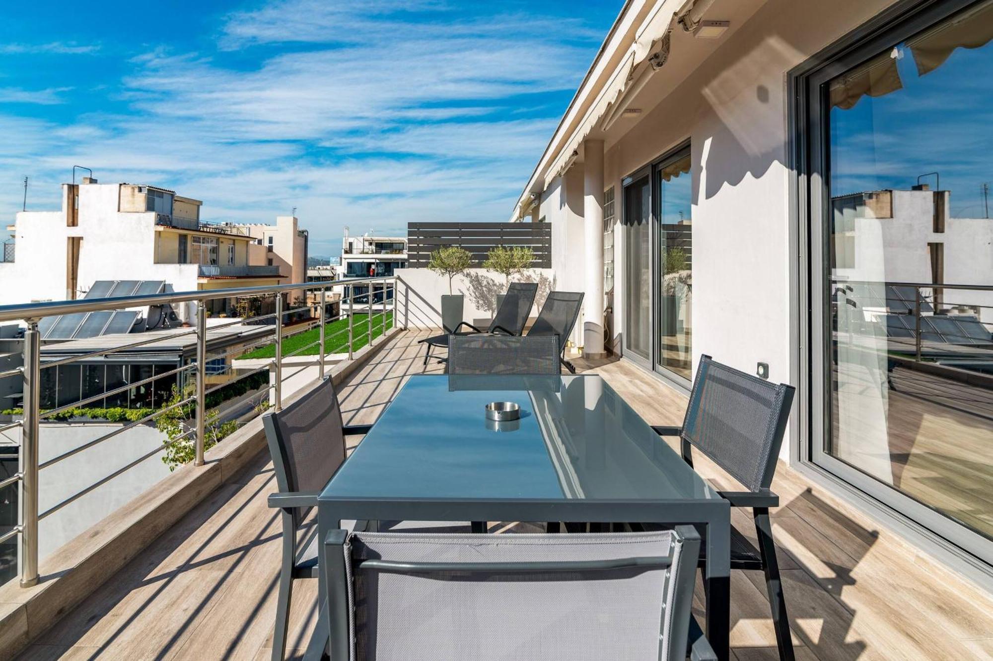 Dreamy Athens Penthouse With Acropolis View Lejlighed Eksteriør billede